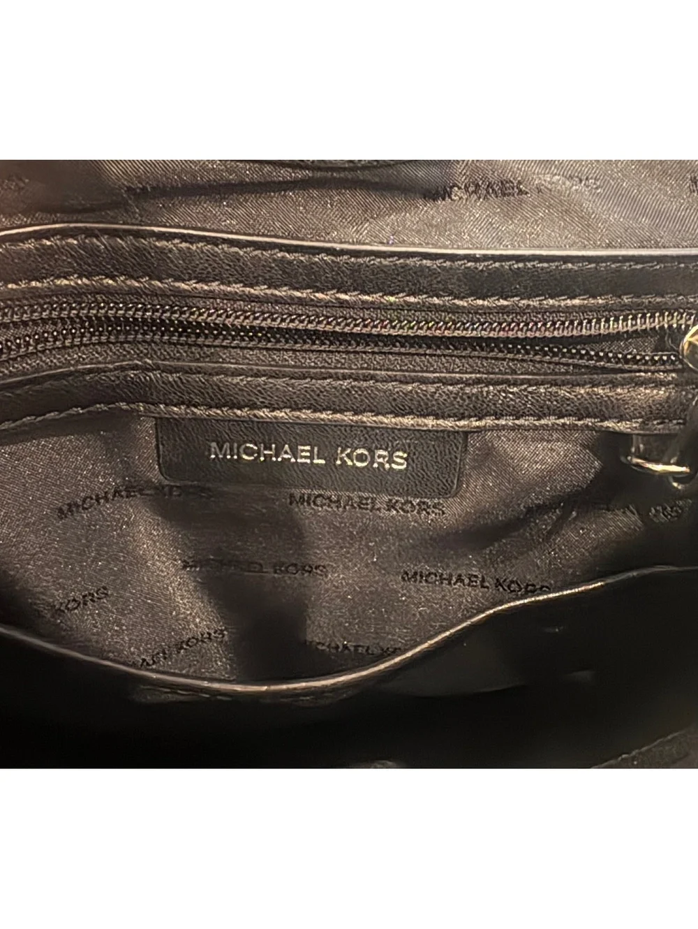 Michael Kors Whitney Quilted Leather Backpack Black
